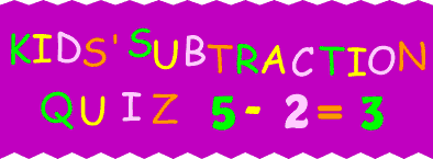 Kids Subtraction Quiz